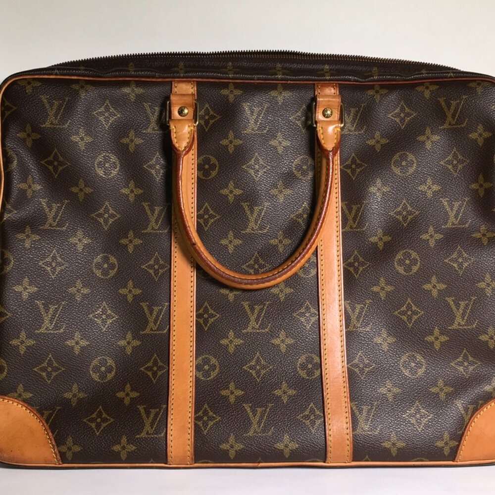 Authentic LOUIS VUITTON Porte Documents Voyage Briefcase Hand Bag Monogram - Picture 3 of 16